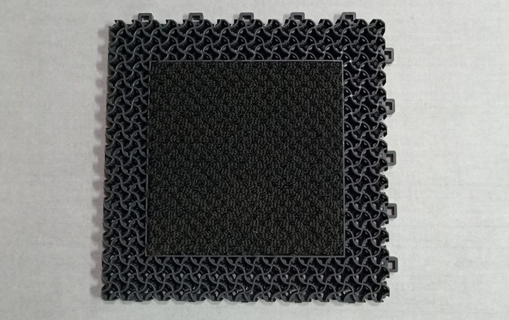 肯尼【KENY】系列地墊 KN3100_L型 除塵防滑模塊地墊 大毯面大模塊門(mén)廳裝飾地墊 刮泥防滑拼接地墊 大毯面