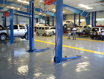 【汽車修理廠地面地板】汽修廠地面用什么材料？